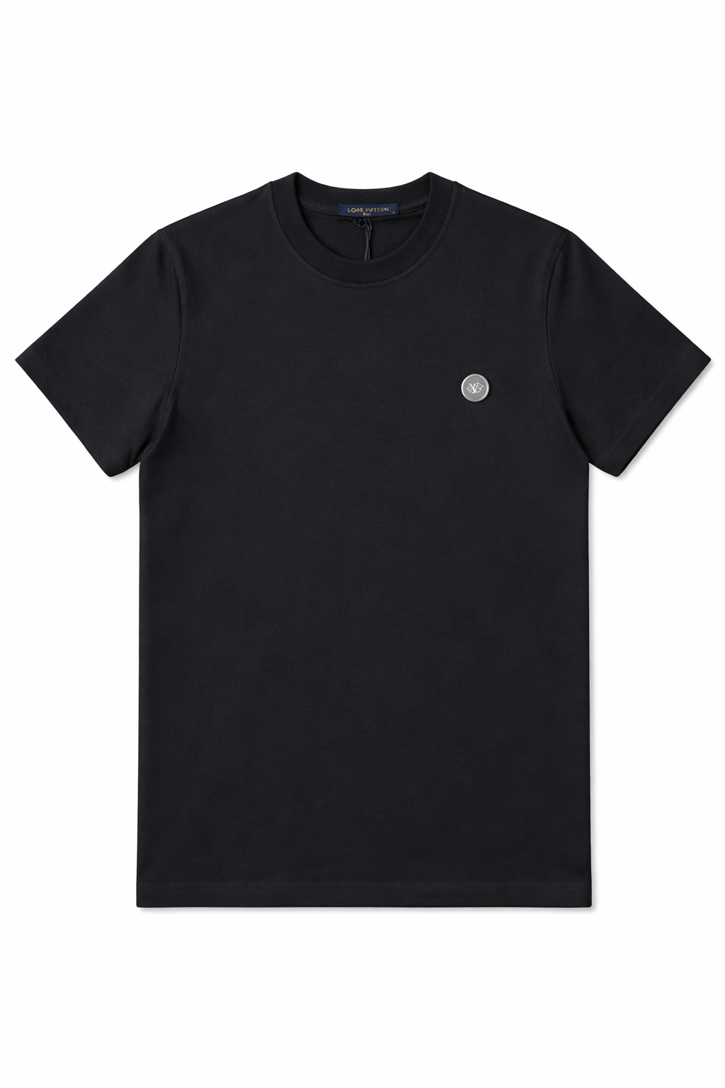 Tricou "Skyline Monogram Noir" – Negru, Bumbac Premium cu Imprimeu Foto-Grafic