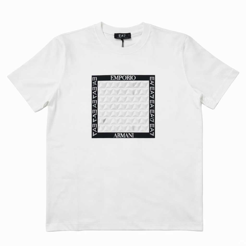 Tricou "Signature Script" – Negru, Bumbac Premium cu Logo Contrastant
