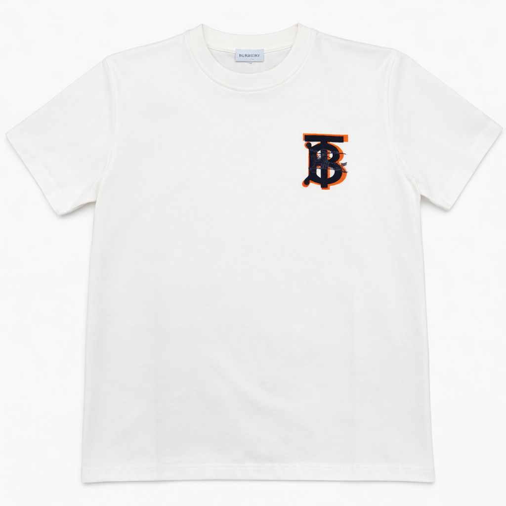 Tricou "Modern Knight" – Alb, Bumbac Premium cu Grafică Dual-Tone
