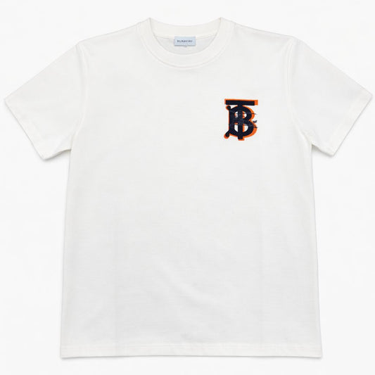 Tricou "Modern Knight" – Alb, Bumbac Premium cu Grafică Dual-Tone