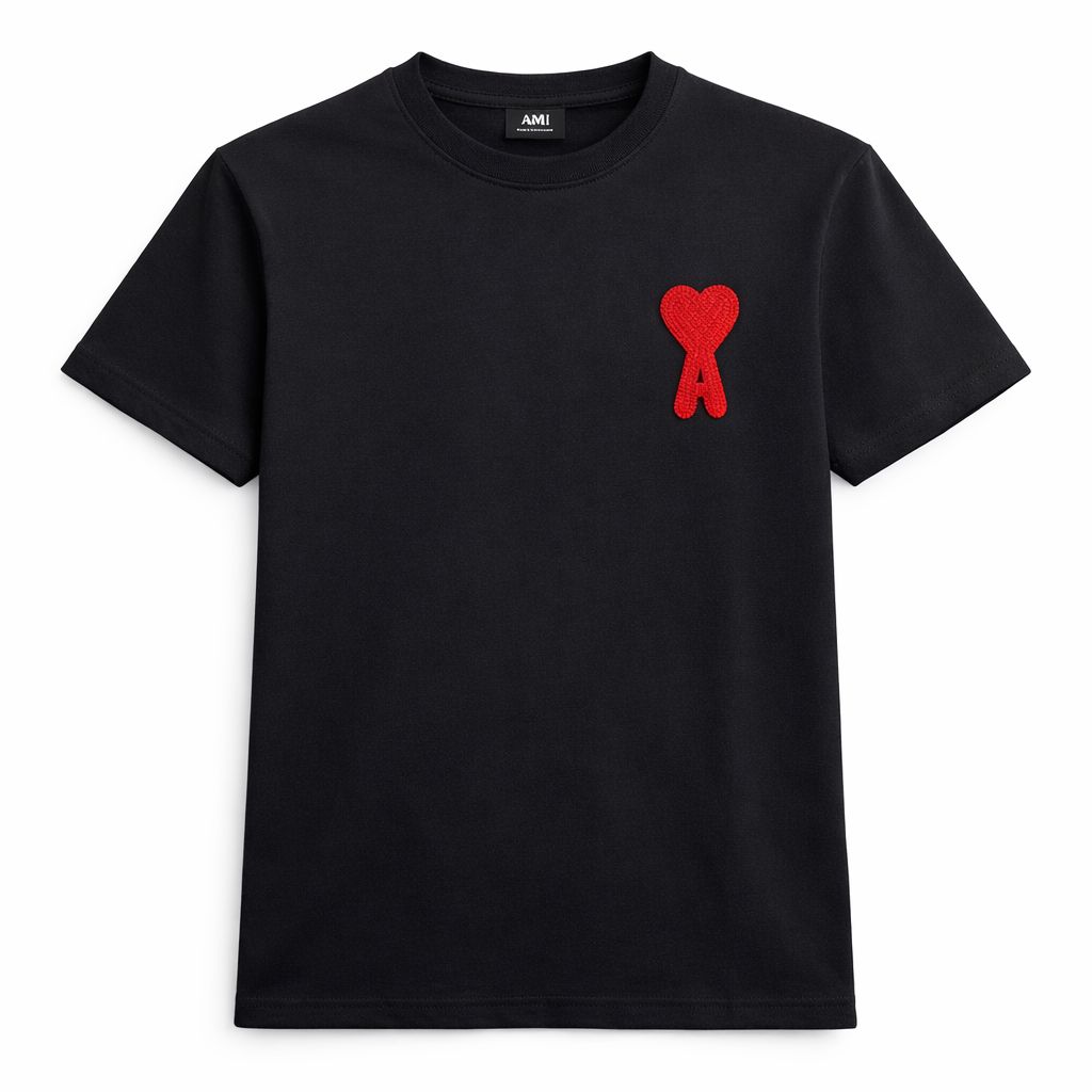 Tricou "Splash Logo" – Negru, Bumbac Premium cu Grafică Abstractă Multicoloră