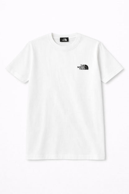 Tricou Alb „Mountain Line Art” – Bumbac Premium cu Design Grafic Montan