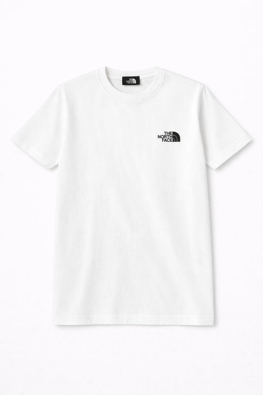 Tricou Alb „Mountain Line Art” – Bumbac Premium cu Design Grafic Montan