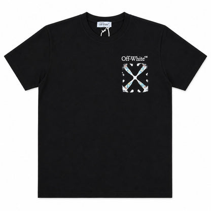 Tricou Streetwear Premium Negru – Imprimeu Grafic "X" cu Design Artistic pe Piept